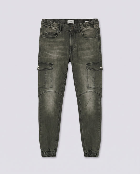 Cargo jean noir