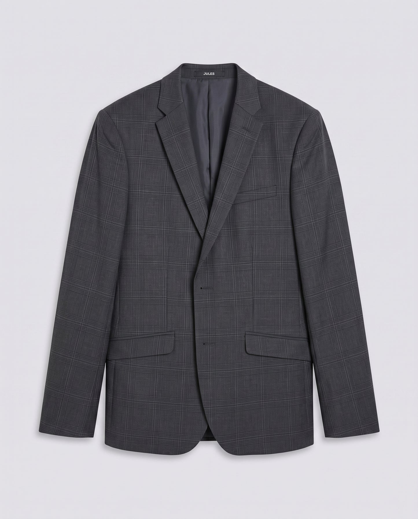 Veste de costume slim a fin  carreaux