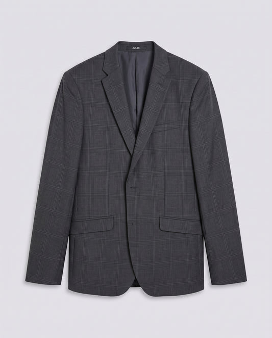 Veste de costume slim a fin  carreaux
