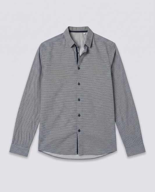 chemise imprimée manches longues