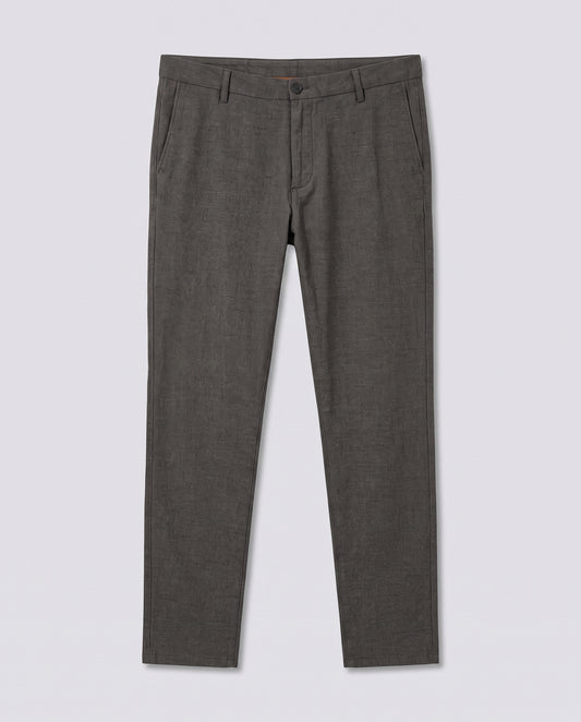 Pantalon beige chiné fonce t44