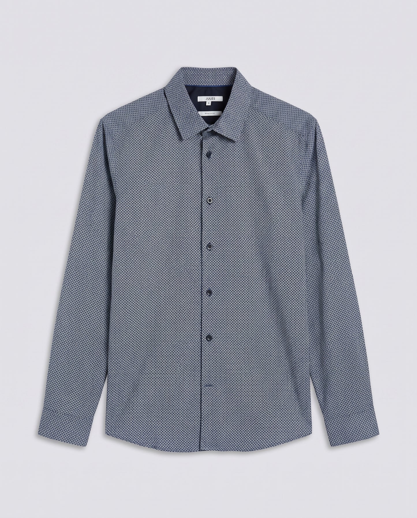 Chemise bleu à motif