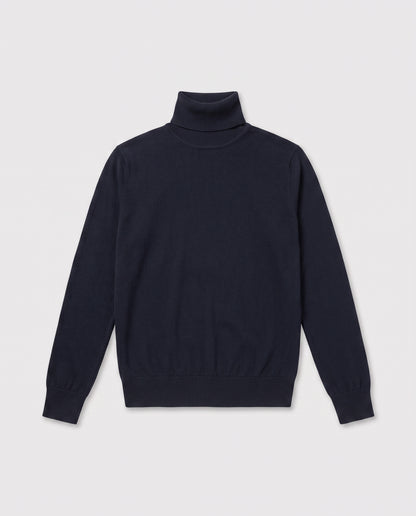 Pull col roulé