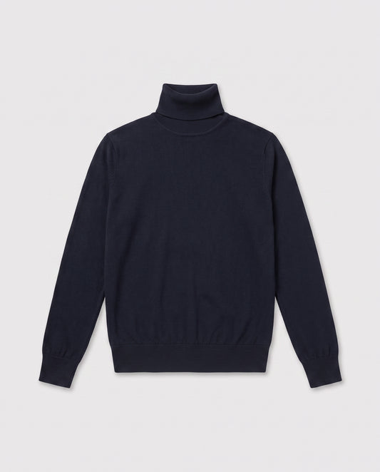 Pull col roulé