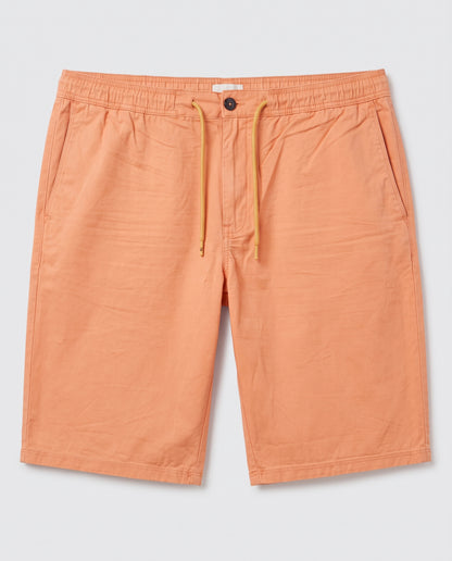 Short ceinture élastique orange