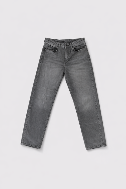 Jean loose gris