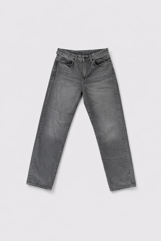 Jean loose gris