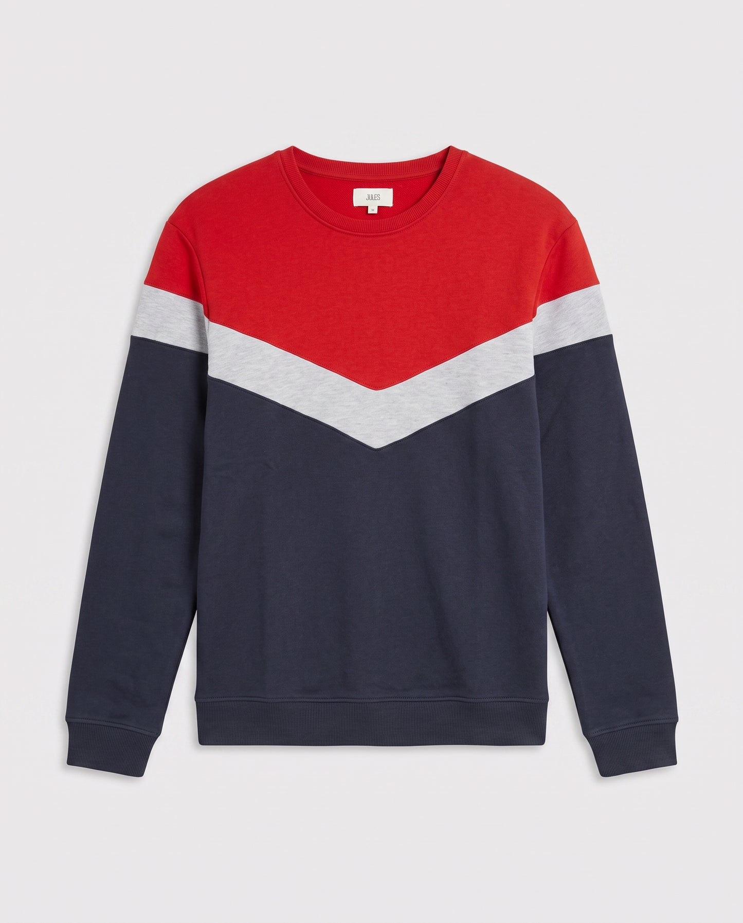 SWEAT BLEU (rouge et gris)