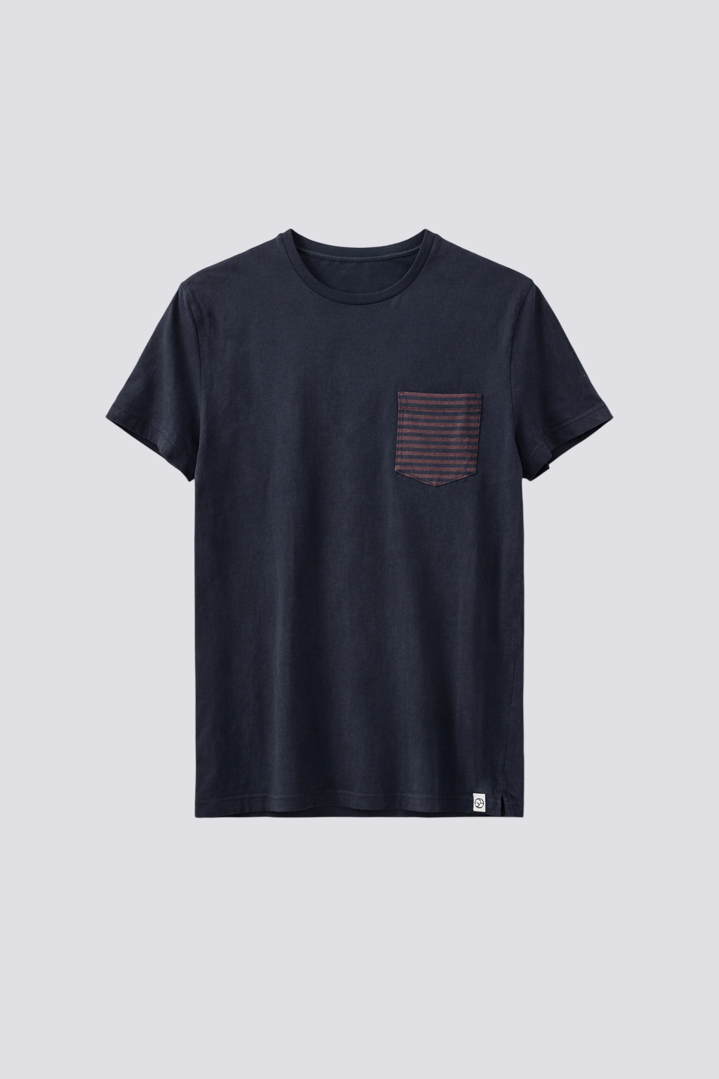 Tee shirt poche poitrine rayée