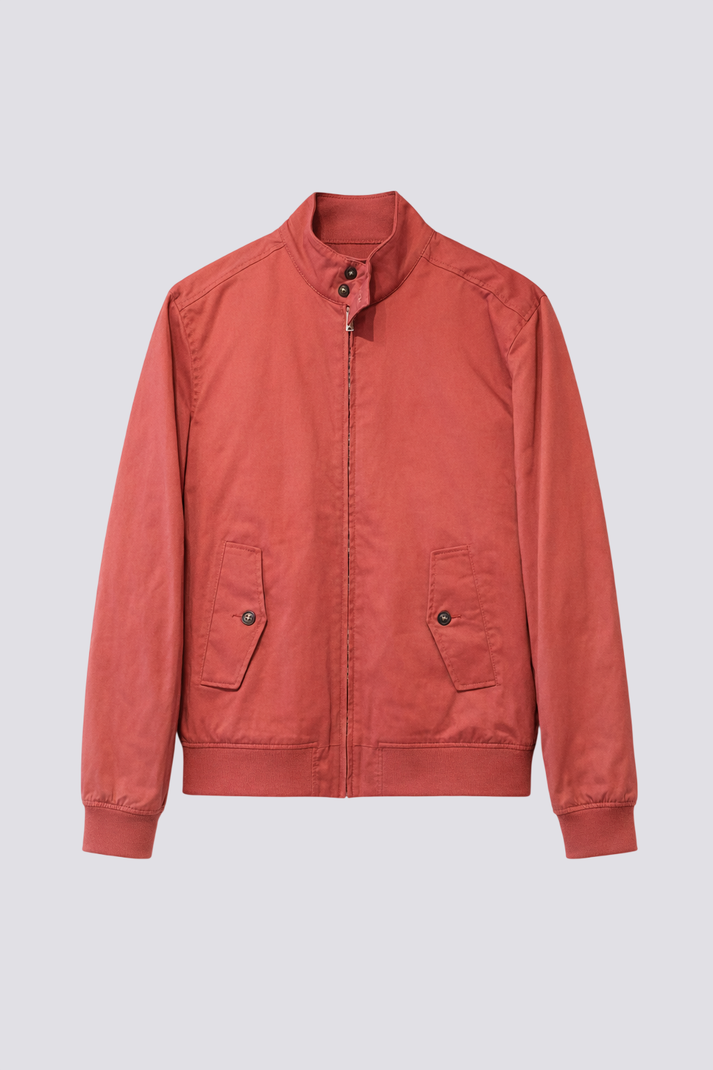 Blouson coton col montant