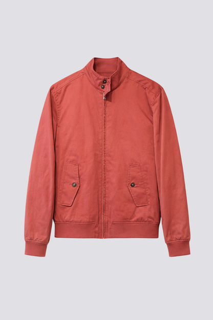 Blouson coton col montant