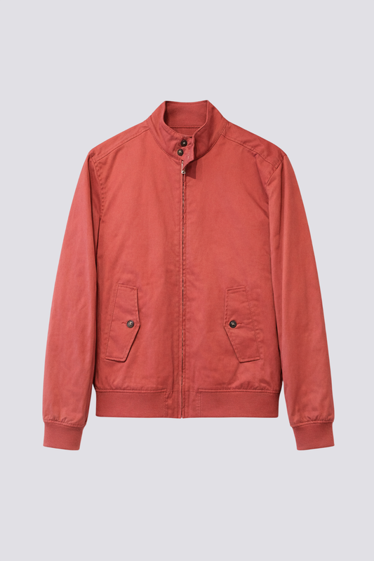Blouson coton col montant