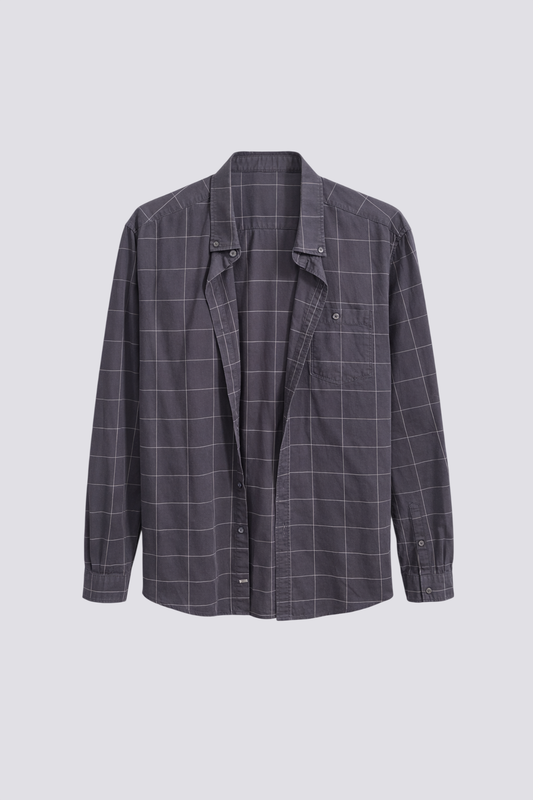Chemise à carreaux Ajustée