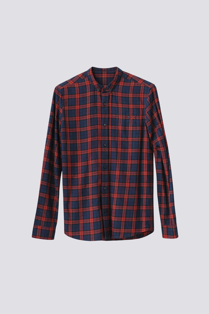 Chemise à Carreaux Ajustée