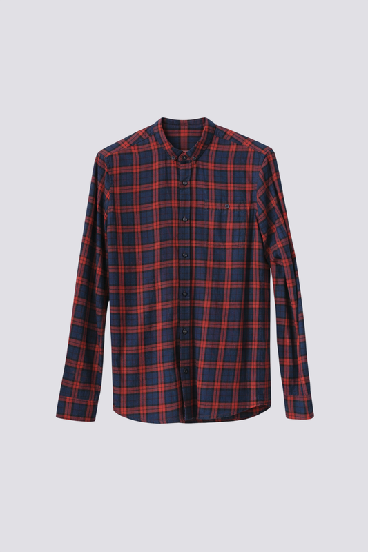 Chemise à Carreaux Ajustée