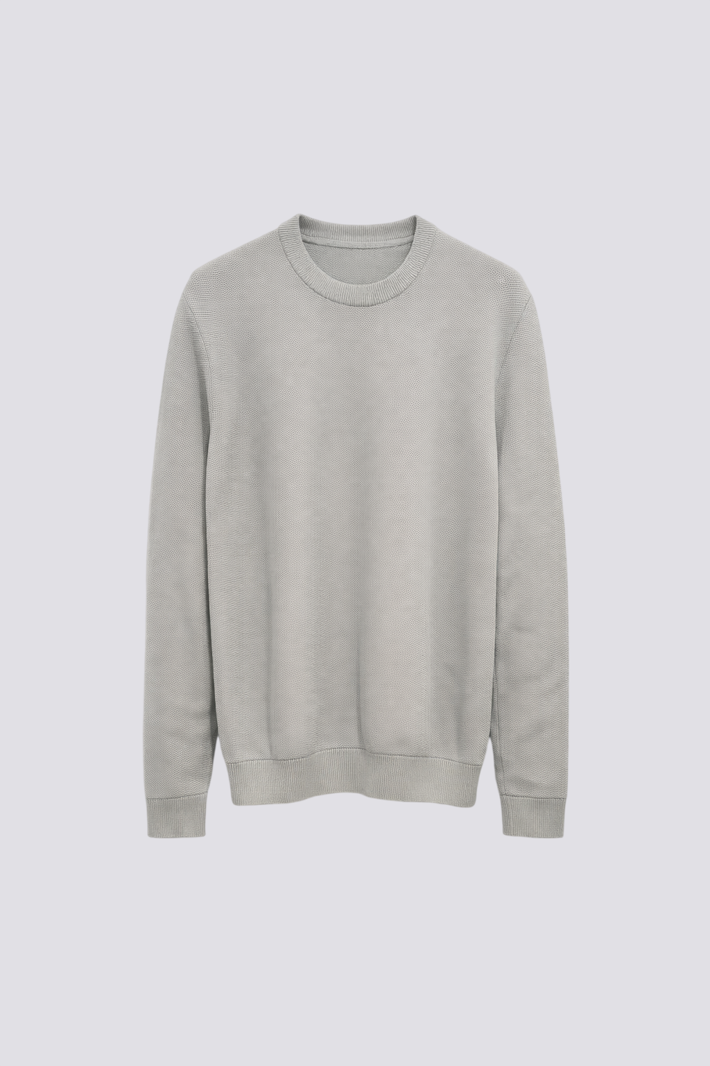Pull col rond jeux de points