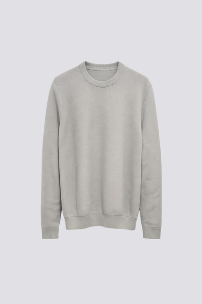 Pull col rond jeux de points
