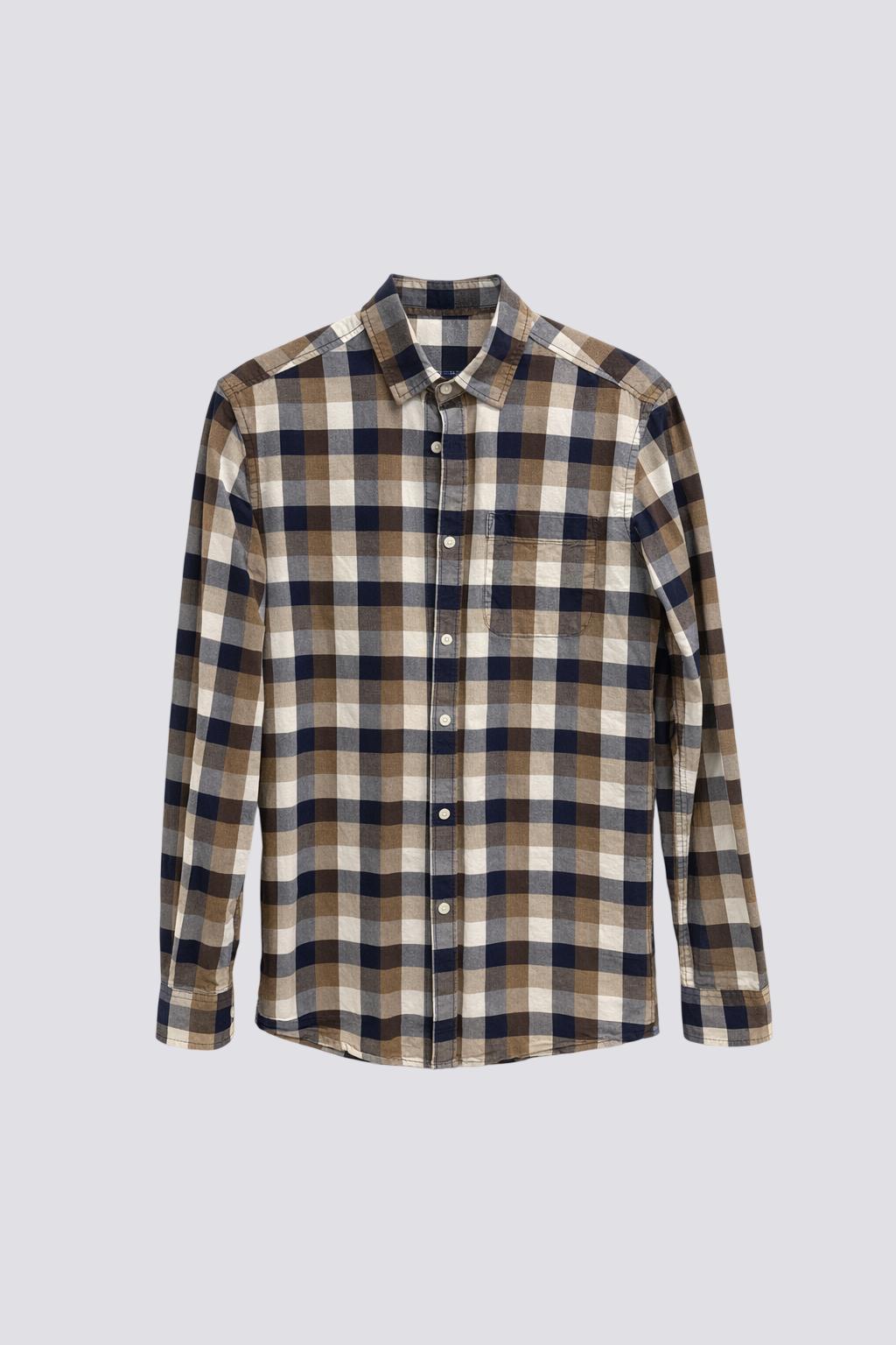 Chemise Oxford à  Carreaux Ajustée