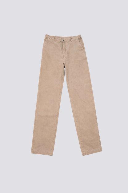 Pantalon large beige