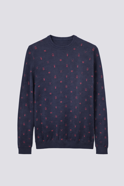 Pull fun à motifs