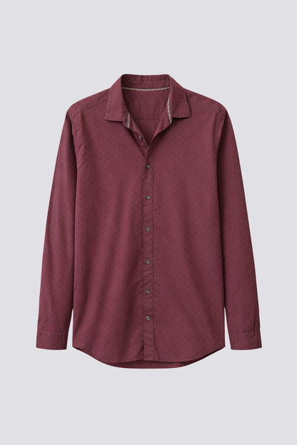Chemise Oxford Imprimée Slim