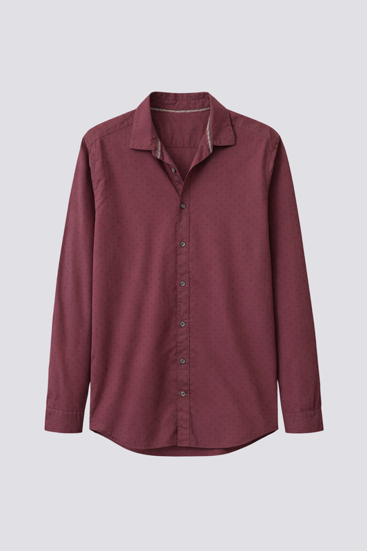 Chemise Oxford Imprimée Slim