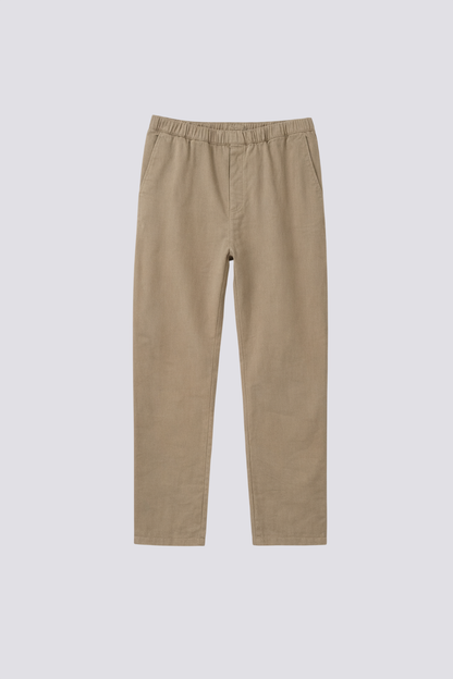 Pantalon jogger contenant du lin