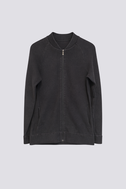 Gilet uni point fantaisie