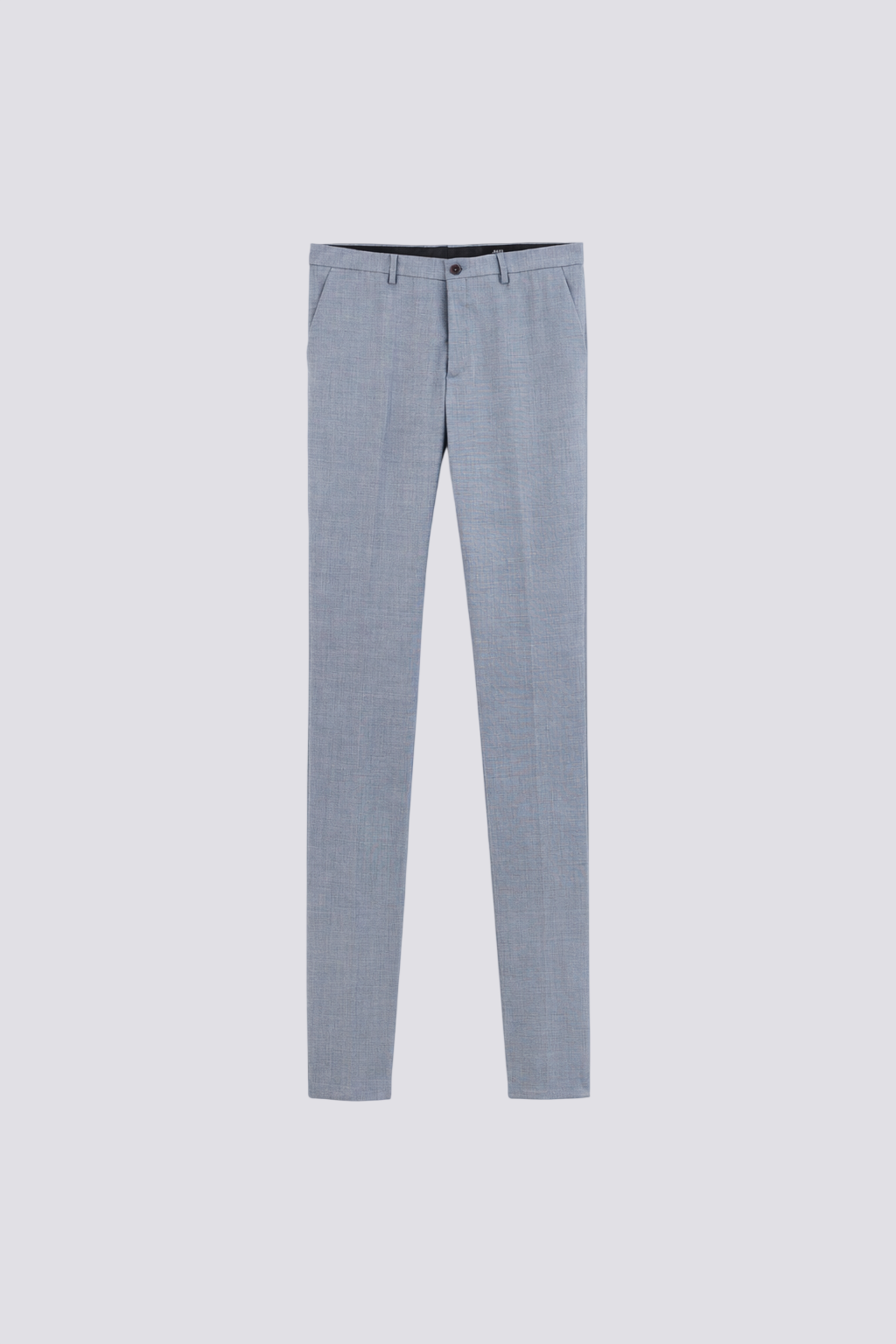 Pantalon de costume slim bi-ton