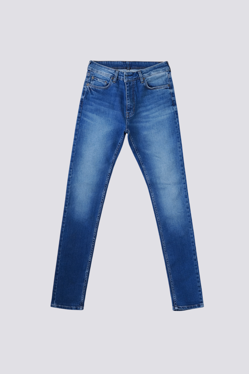 Jean Skinny 4 longueurs bleu lavé