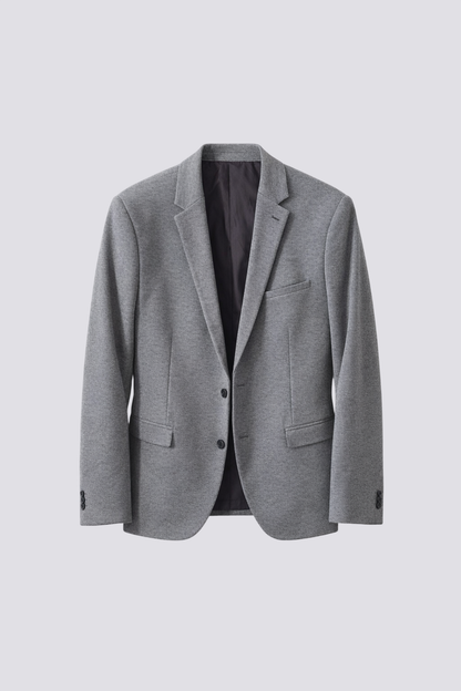 Veste blazer slim maille piquée