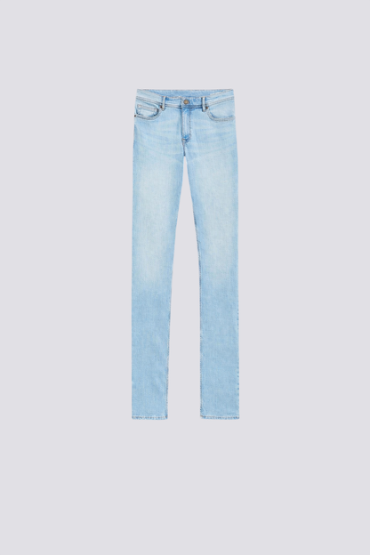Jean regular en coton et polyester recyclés