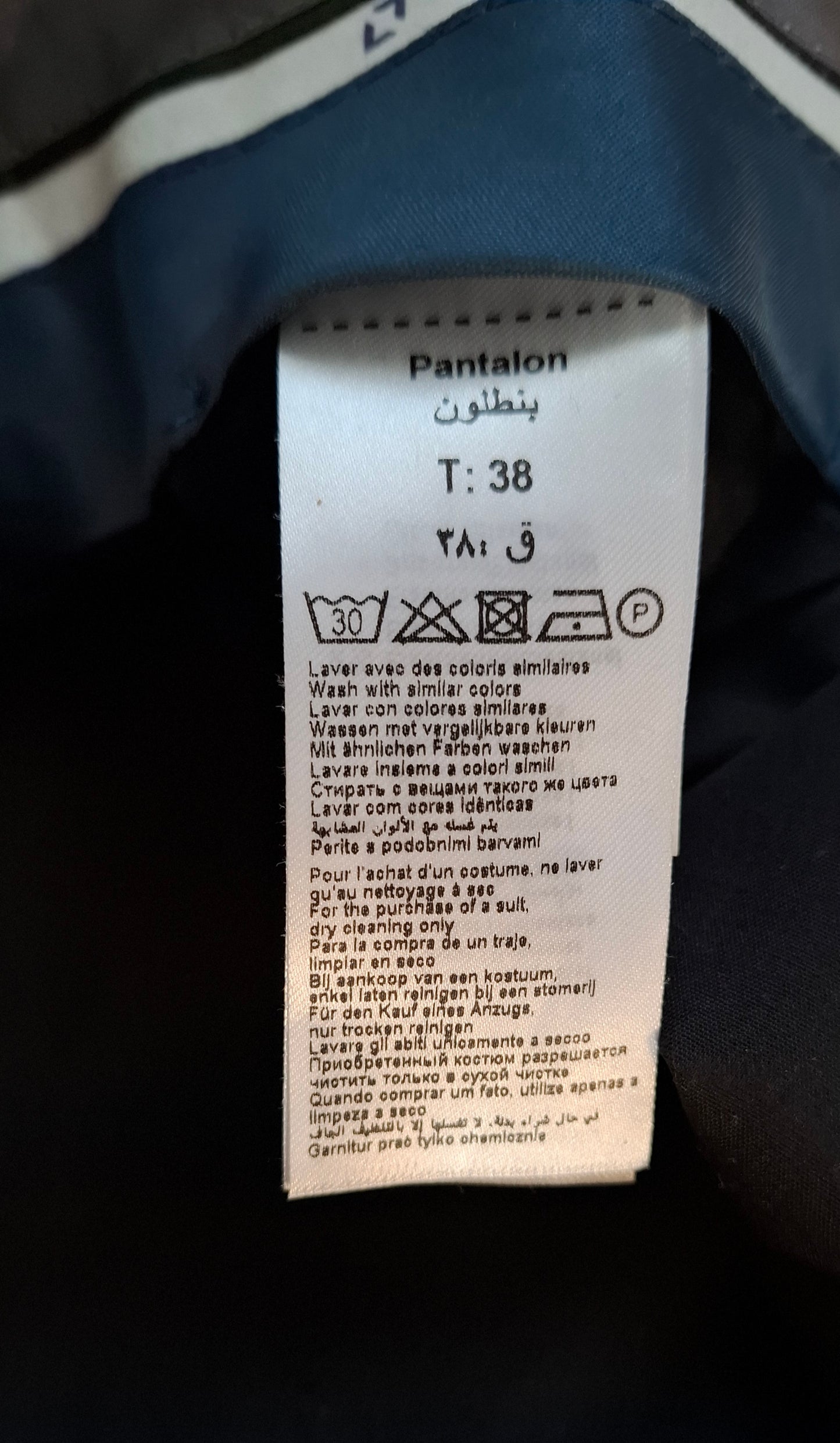 Pantalon de costume prince de galles