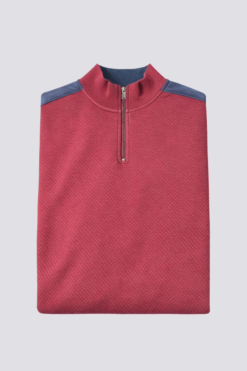 Sweat col montant zippé