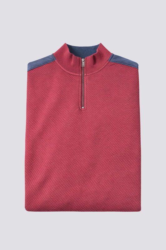 Sweat col montant zippé