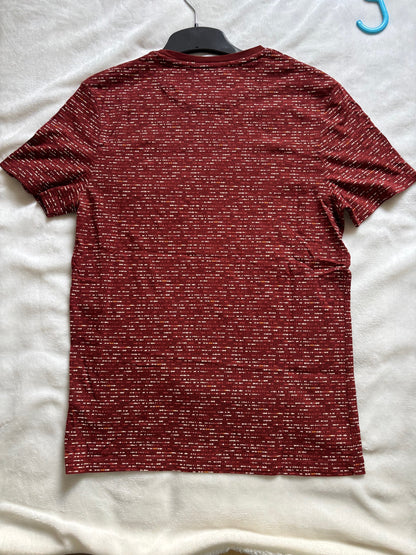 Tee-shirt col rond effet rayé