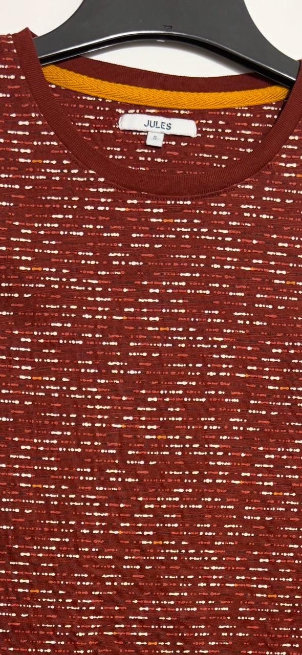 Tee-shirt col rond effet rayé