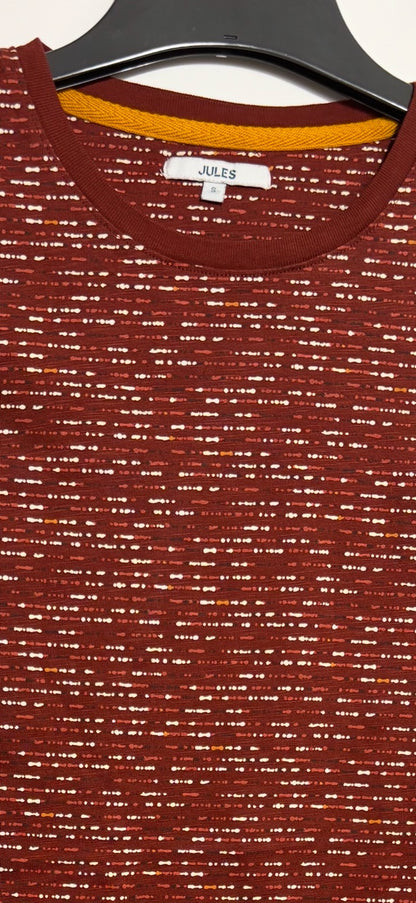 Tee-shirt col rond effet rayé