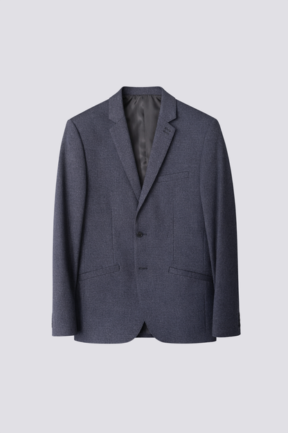 Veste chic marine finement chiné