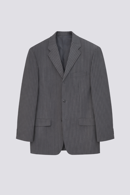 Veste costume rayée