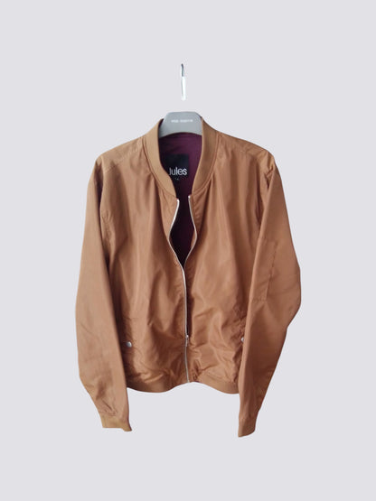 blouson marron clair