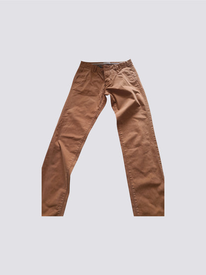Chino coupe slim 4 longueurs uni Sasha