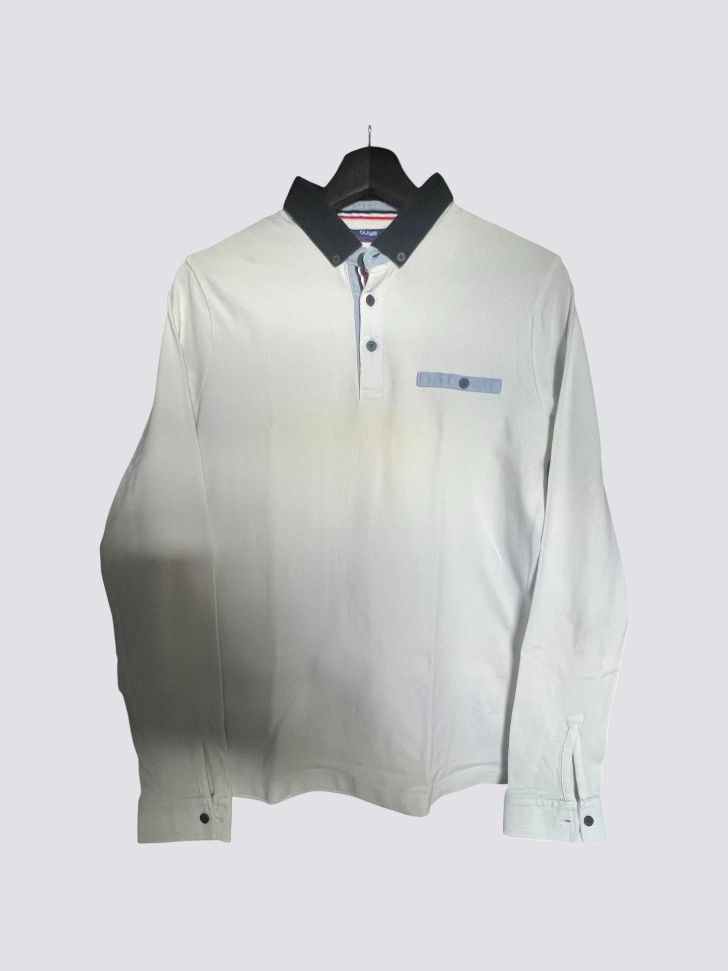 Polo piqué col boutonné