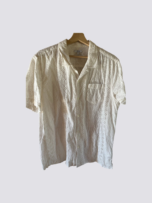 Chemise bohème blanche