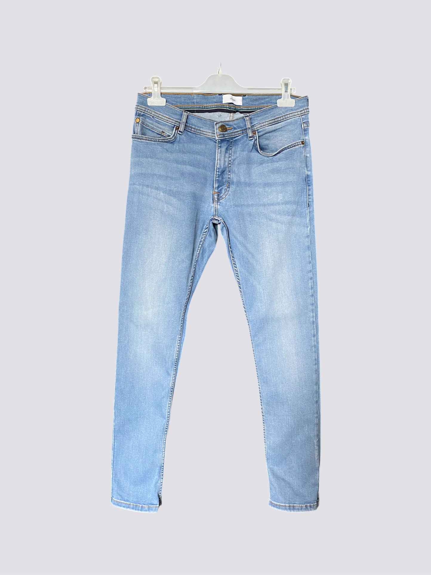 Jean’s (c) bleu clair W38L32 slim et Tom