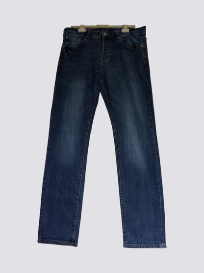 Jean straight stone brossé